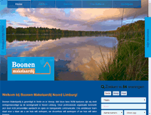 Tablet Screenshot of boonenmakelaardij.nl